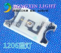 【☑Fast Delivery☑】 Vzhengsha Xiasongxin ไฟ Led สีฟ้า Smd 1206 Led แบบ Smd ไฟแอลอีดีสว่างมาก1000ดวงไดโอดเปล่งแสงแสง