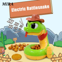 MIRAไฟฟ้าRattlesnakeสยดสยองและมีเล่ห์เหลี่ยมของเล่นเดสก์ท็อปสนุกหลายคนเกมปาร์ตี้