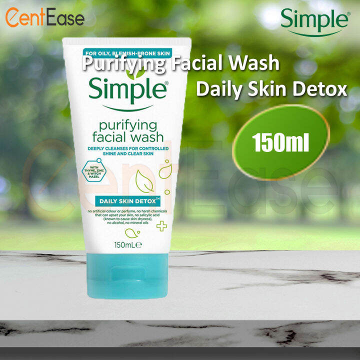 Simple Purifying Facial Wash 150ml (Exp Sep 2024) For Oily, Blemish