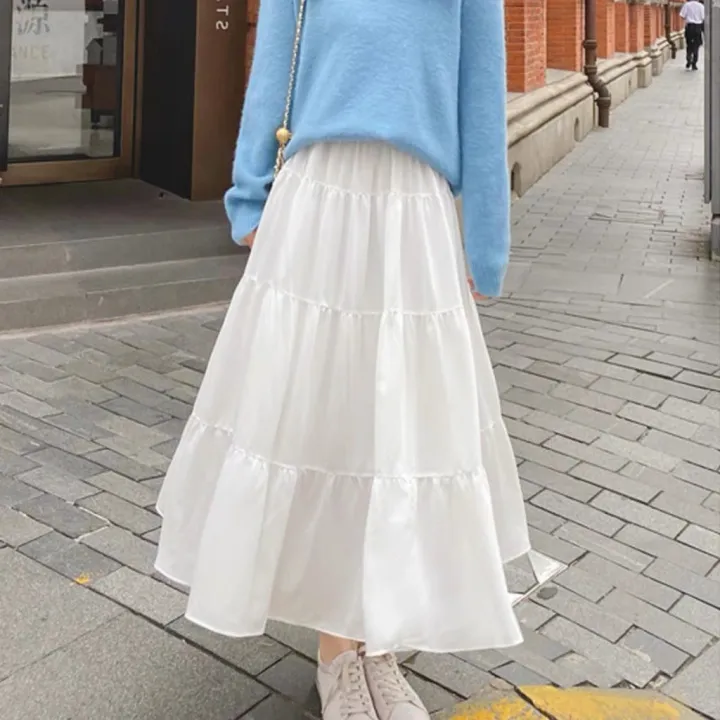 Chia sẻ hơn 53 về chân váy tầng trắng mới nhất  Du học Akina