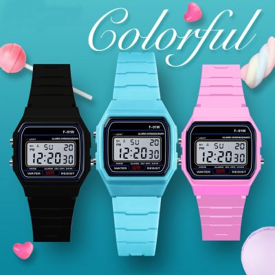 Multifunction Children Digital Watches Boys Silicone Strap Electronic Watch Girls Chronograph Alarm Students Led Display Clock