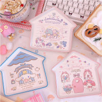 Cute Ceramic House Modeling Cake Desserts Plate Dishes Dream Fruit Plate Kitchen Mold Accessories