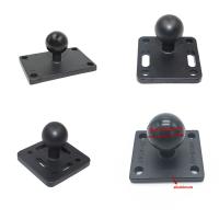 ❒ Aluminum Alloy Square Mounting Base with 1 Inch Ball Head Mount for Zumo 400/450/500/550/660 Rider GPS for Motorcycle Bicycle