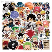 10/30/50PCS Anime ONE PIECE Cartoon Graffiti Stickers DIY Bike Travel Luggage Guitar Laptop Waterproof Cool Decal Sticker Gift