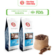 COMBO 2 GÓI Cà phê Robusta 100% nguyên chất rang mộc Copen Coffee