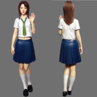 1/12 Resin Model Figure GK，Female role， Unassembled and unpainted kit