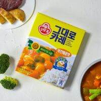 ottogi cool curry (medium) แกงกะหรี่เกาหลี เผ็ดกลาง อาหารสำเร็จรูป 오뚜기 그대로 카레 약간매운맛  200g