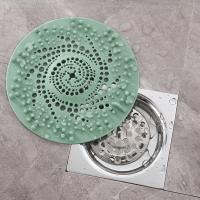 Bathroom Floor Drain Hair Catcher Kitchen Sink Sewer Drain Cover Rubber Stopper Plug Sink Strainer Filter Household Accessories