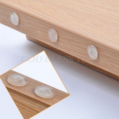 【LZ】✺♣  50Pcs Door Stops Stopper Silicone Cabinet Self Adhesive Bumper Damper Buffer Pad Drop Shipping