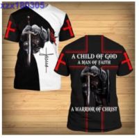 A Child Of God A Man Of Faith 3D shirt, Jesus shirt, Christian shirt_4091