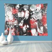 Rules Bedroom Tapestry Death Note Yagami Light Comics Background Hanging Covering Living Room Arts Decor Aesthetic Beach Mat