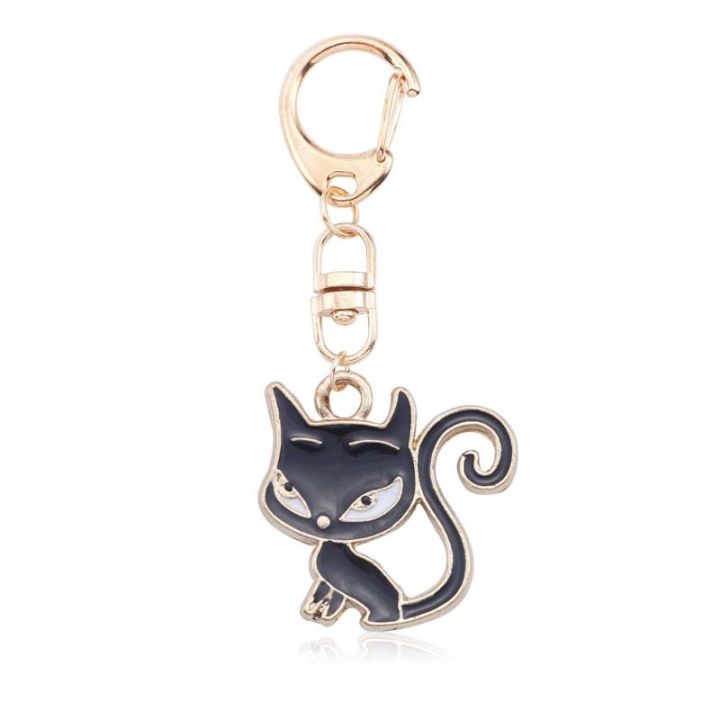 cute-cartoon-animal-cat-fox-pendant-metal-keychains-for-women-girls-lovely-potted-plant-key-rings-girl-bag-pendants-gift-jewelry