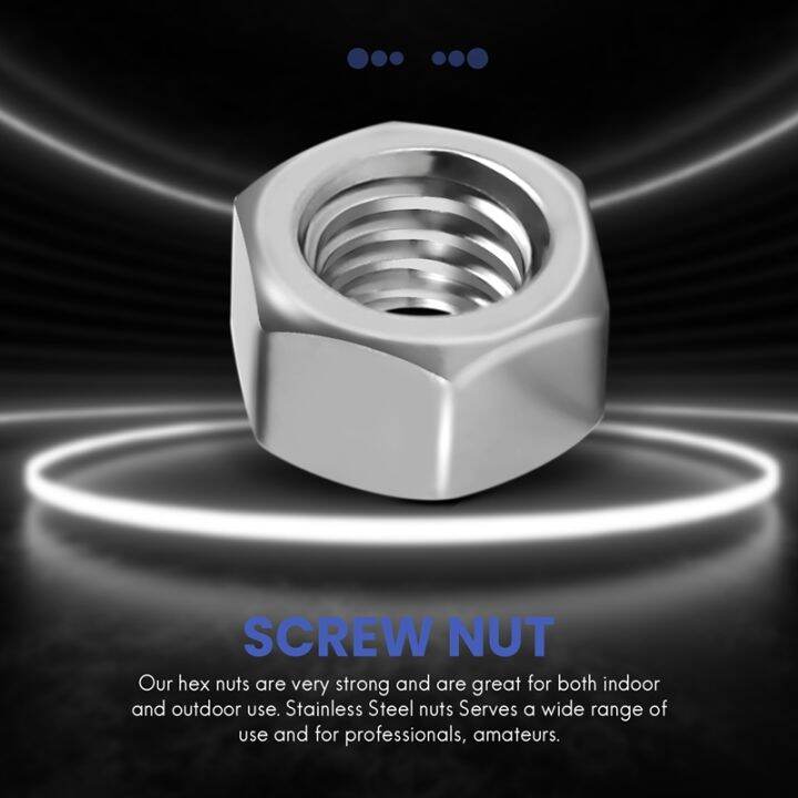 stainless-steel-nuts-2-56-to-3-8inch-16-unc-hex-nuts-assortment-kit-for-screws-bolts-280pcs