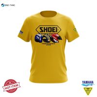 Comfy Soft Quick Dry [Ready Stock] Baju Shoei J Force 2 JF2 Yamaha Factory Racing Motocycle T Shirt