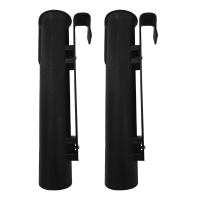 2PCS Plastic Fishing Rod Pole Holder Portable Fishing Rod Spinning Accessories Durable Tube Mount Bracket Socket Rack