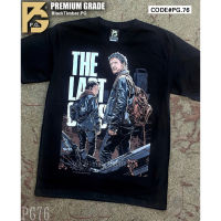 ?? [2023hot tshirt] PG 76 The last of us clickers เสื้อยืด หนัง นักร้อง เสื้อดำ สกรีนลาย ผ้านุ่ม PG T SHIRT S M L XL XXL