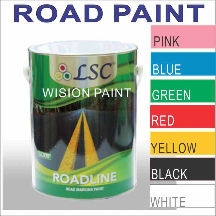 black road paint