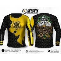 2023 design phi tau gamma lion lsmotorcycle jersey cycling jersey long shirt，Can be customization