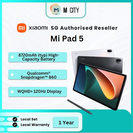 Xiaomi] Mi Pad 5 Wifi Only (Smart Pen Not Included) | 6Gb Ram +