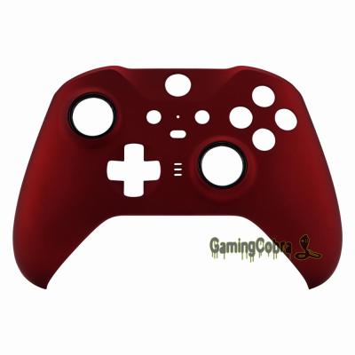 eXtremeRate Scarlet Red Soft Touch Faceplate Front Housing Shell Case Repair Parts for XB One Elite Series 2 Controller