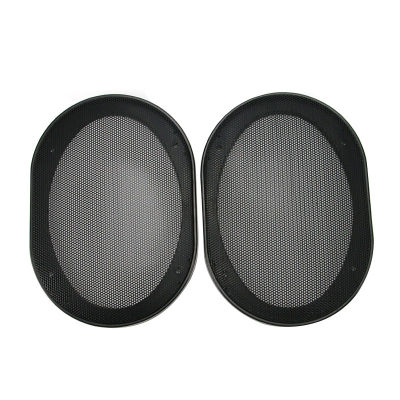 ‘；【-【 GHXAMP 2PCS 5*7 Inch Car Speaker Protective Grille ABS Plastic Frame + Metal Cover Mesh Enclosure Net Cover DIY