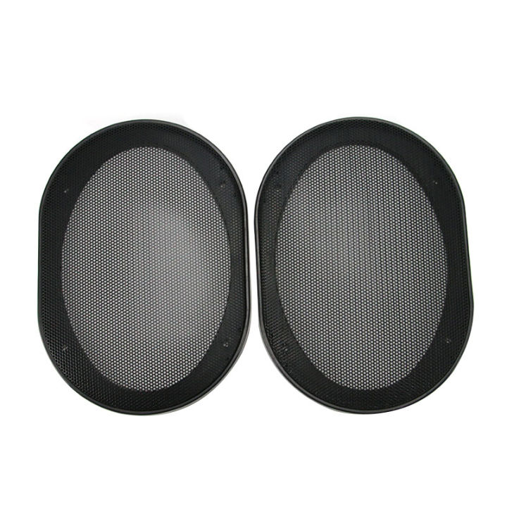 ghxamp-2pcs-5-7-inch-car-speaker-protective-grille-abs-plastic-frame-metal-cover-mesh-enclosure-net-cover-diy