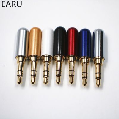 1pcs 3.5 mm Plug Audio Jack 3 Pole Gold Plated Earphone Adapter Socket for DIY Stereo Headset Earphone Headphone for Repair Cables Converters