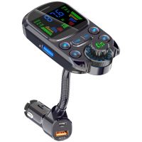 BC86 Wireless Bluetooth Hands free Car MP3 Player with Bass PD18W QC3.0 Fast charger FM transmitter with Colorful HD Screen USB Car Chargers