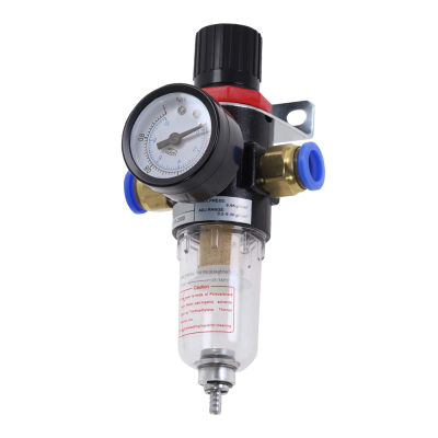 Air Filter Pressure Regulator 1/4 Inch AFR2000 Water Separator Air Tool Compressor Filter with 10MM Connector