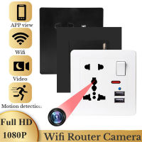 CUGUU ซ็อกเก็ต GFCI รองรับกล้องรักษาความปลอดภัยสำหรับบ้าน Wifi HD การดูจากระยะไกล1080P กล้องสอดแนมขนาดเล็ก HD