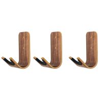 3X Guitar Skateboard Wall Hanger Unique Design Bent Wood Guitar Hanger Wall Mount Guitar Holder Acoustic Guitar