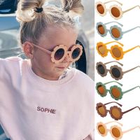 【LZ】✥  Sun Flower Kids Sunglasses UV400 for Boy Girls Toddler Lovely Baby Sun Glasses  Round Cute Children Outdoor Eyewear