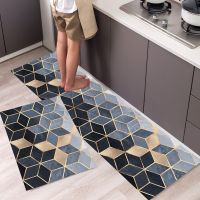 Oil-proof Kitchen Mat Entrance Door Mat Carpet Living Room Bedroom Quick Drying Bathroom Rug Home Anti Slip Kitchen Floor Carpet