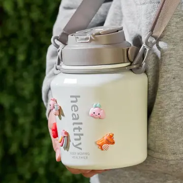 Thermo Cup Fashion Cartoon Animals Thermos Bottle Children Student Cute  Thermo Mug Stainless Steel Belly Cup Thermos Thermocup 500ml 