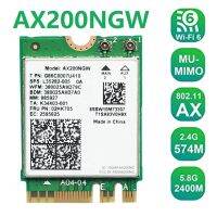 Wifi Kad Penyesuai Wayarles AX200 M.2 AX200NGW บลูทูธ5.0 Wifi 6 2.4G5G 802.11AcAx