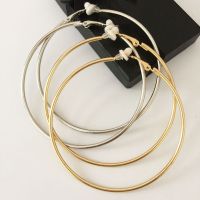 【YP】 Ear Clip Earrings Piercing Non Pierced Small Big Rings Classic Trend Hoop Non-Hole Earring