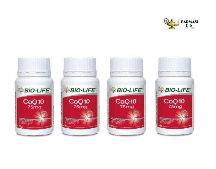 BioLife CoQ10 75mg 30s x 4 EXP01/2024 [Bio Life Biolife] Lazada