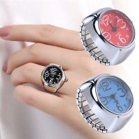 【hot seller】 fashion punk watch ring versatile niche finger mini clock cute creative electronic