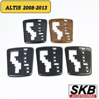 ครอบเกียร์ ALTIS  ครอบเกียร์ AUTO ALTIS ปี2008-2013 เครื่อง 1.6(เท่านั้น) ครอบเกียร์ลายไม้ ครอบเกียร์เคฟล่าร์ ฝาครอบเกียร์อัลติสปี2008-2013