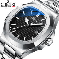 CHENXI nd Mens Watches Top Luxury Business Quartz Watch Men Stainless Steel Waterproof Luminous Wrist Watch relogio masculino