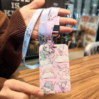 hot！【DT】❧  1 set cartoon Card Cases card Lanyard  Badge ID Cards Holders Neck Straps Keychains