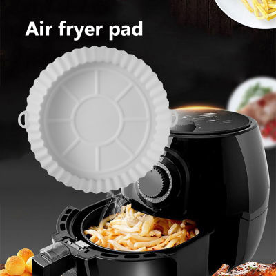 ห้องครัวซิลิโคน Air Fryer Pad Air Fryers เตาอบเบเกอรี่รอบถาดตะกร้าสำหรับเตาอบ Steamer Cooker Air Fryer อุปกรณ์เสริม