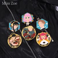 TV Cartoon SPY×FAMILY Enamel Pins Japanese Comic Works Anya Forger Bond Forger Brooches On Backpack Lapel Pin Jewelry Gifts