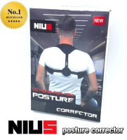 NIUS posture corrector เข็มขัดพยุงหลังเสริมบุคลิก แก้ปวดหลังหลังงอ หลังค่อม ไหล่ห่อ เสริมบุคลิกภาพปรับสรีระ  ส่วมใส่ง่ายสามารถใส่ได้ทุกกิจกรรม