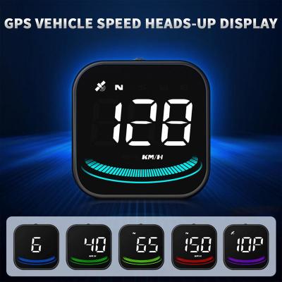 S Peedometer สำหรับรถ G4สากลรถ HUD H Ead Up แสดงกระจก S Peedometer หัวขึ้นแสดงนำทาง GPS เข็มทิศ LED