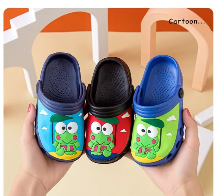 B&G CUTE Closs Style For Kids Slipper Boy Design 18-29 | Lazada PH