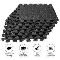 12 Pack Exercise Mat,Eva Foam Gym Mat,Flooring Mats for Gym Equipment,Exercising,Yoga,Camping,Kids,Playroom