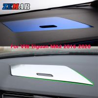 ☾✻▨ Stainless Steel Accessories For Volkswagen VW Tiguan MK2 2016 2017 2018 2019 2020 Dashboard Storage Box Frame Trim Stickers