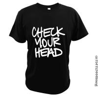 Album Check Your Head T-Shirt Beastie Alternative Rock Hip Hop Tee Top Premium Summer 100% Cotton Men Clothing Eu Size