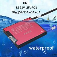 ที่ลูกค้าชื่นชอบ8S 24V LiFePO4ลิเธียมแผ่นป้องกัน BMS ที่มีสมดุลกันน้ำ18650 Lipo Li-Ion ฟอสเฟต20A 30A 60A 40A